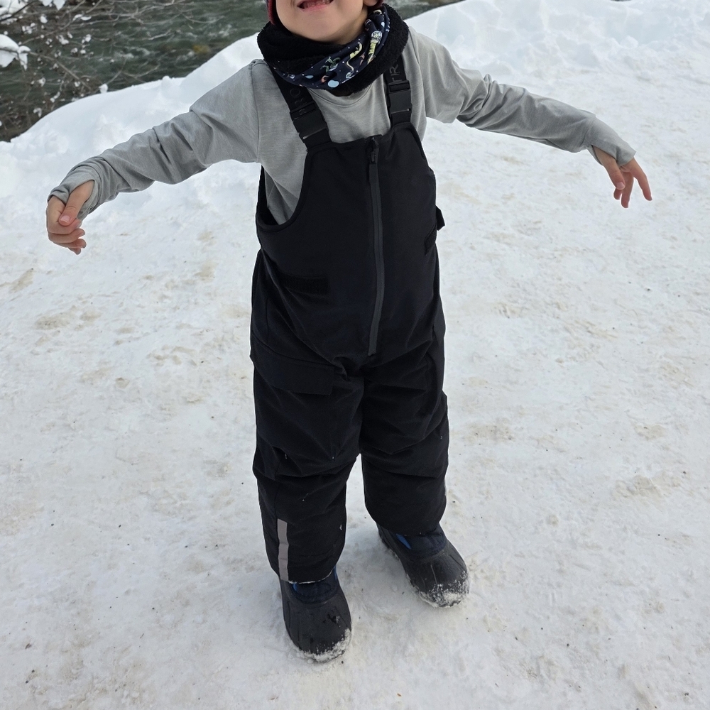 Black ZARA Snow Bib